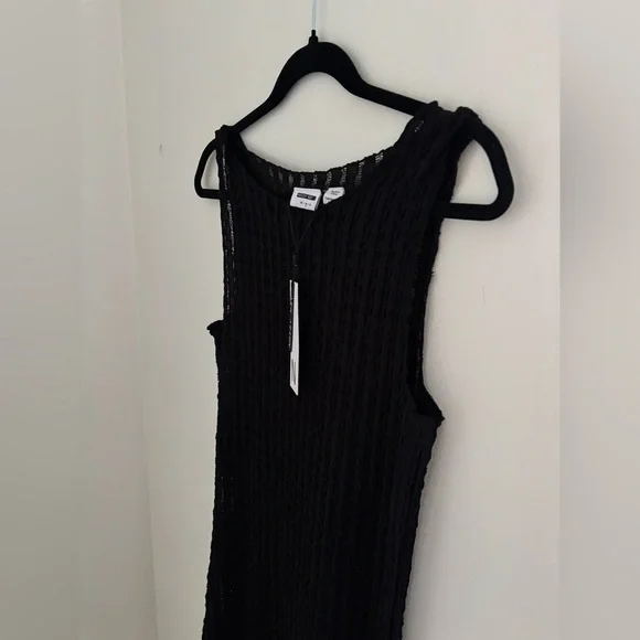 Noisy May Dinah Sleeveless Lace-Stripe Maxi Dress NWT - Picture 7 of 11